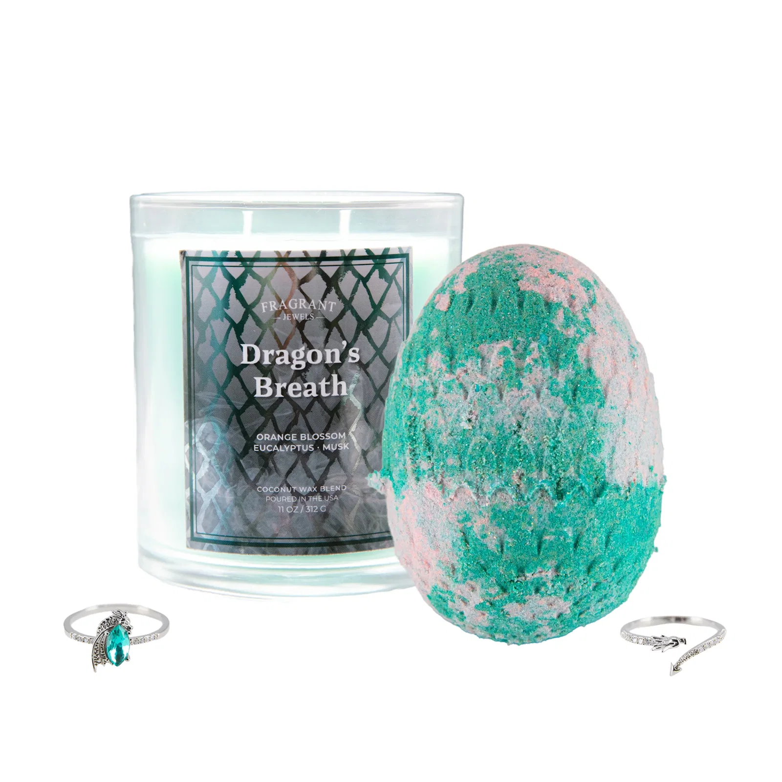 Dragon's Breath - Candle and Bath Bomb Set - Subscription Box
