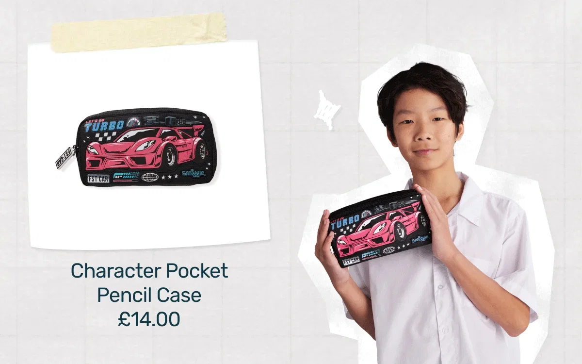 Character Pocket Pencil Case