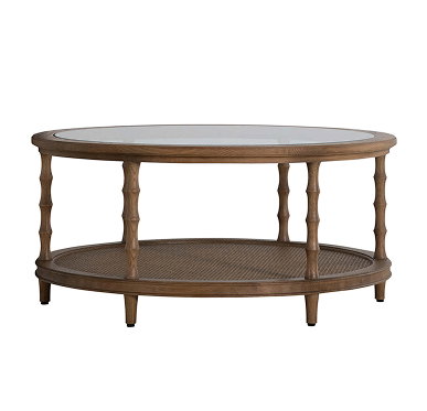 Sabine Solid Oak Round Coffee Table