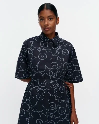 Popliini Piirto Unikko Dress
