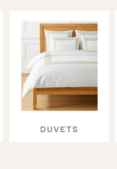 Beach Club Border Percale Duvet Cover