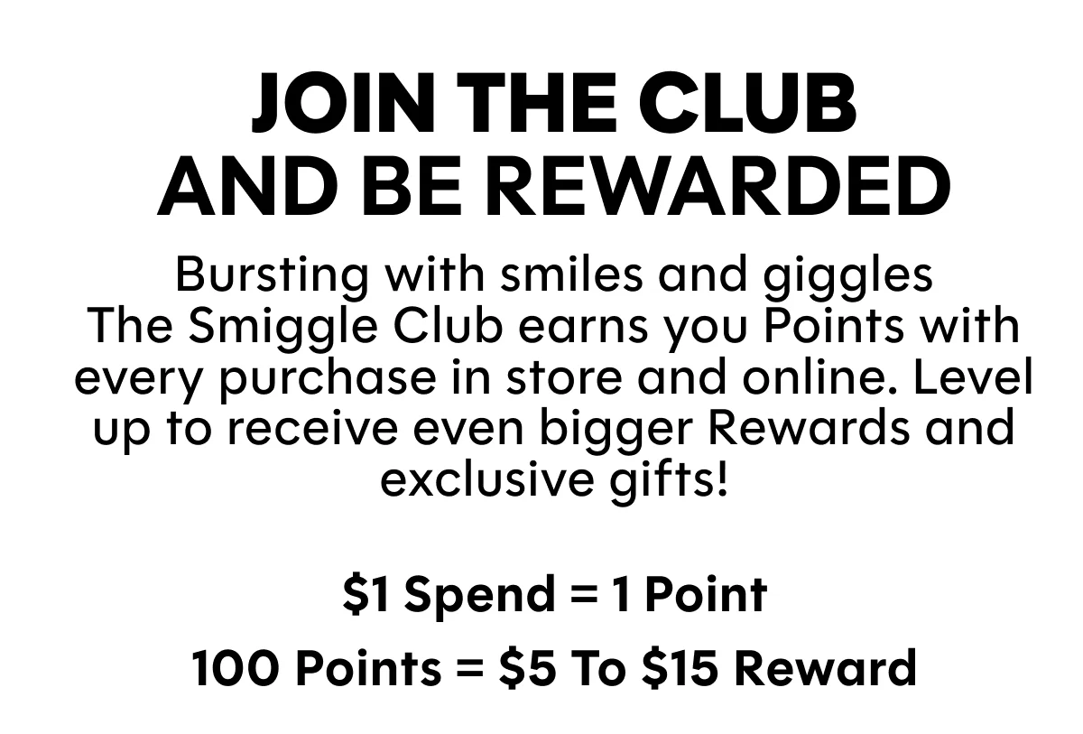 join the club and be rewarded