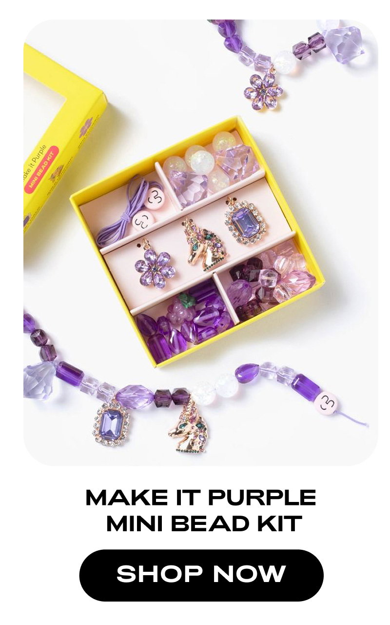 Make it purple mini bead kit