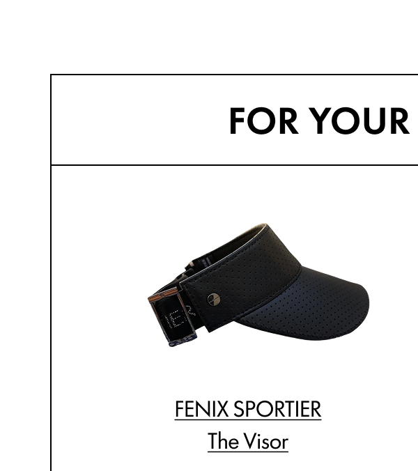 FOR YOUR WORKOUT FENIX SPORTIER THE VISOR