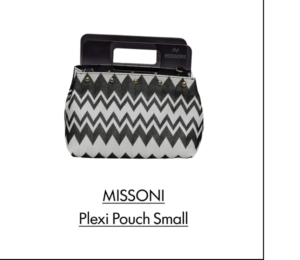 MISSONI PLEXI POUCH SMALL