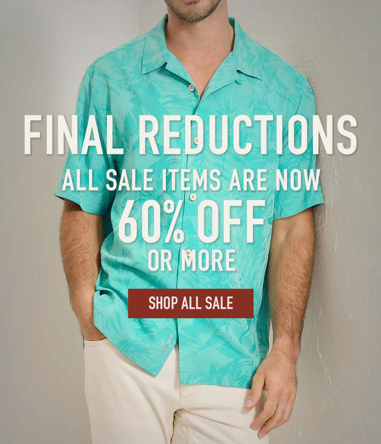 Summer Sale — Shirts at their lowest prices, 60% off or more.