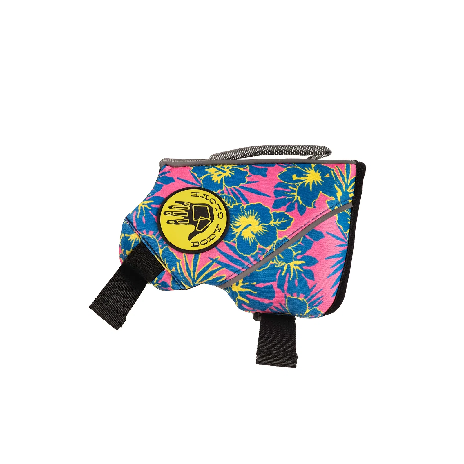 Image of Floral Neoprene Pet Life Jacket - Floral Pink