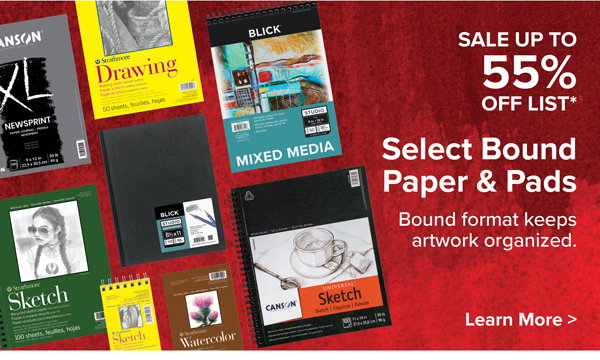 Up to 55% Off Select Bound Paper & Pads