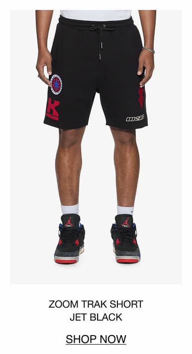ZOOM TRAK SHORT JET BLACK