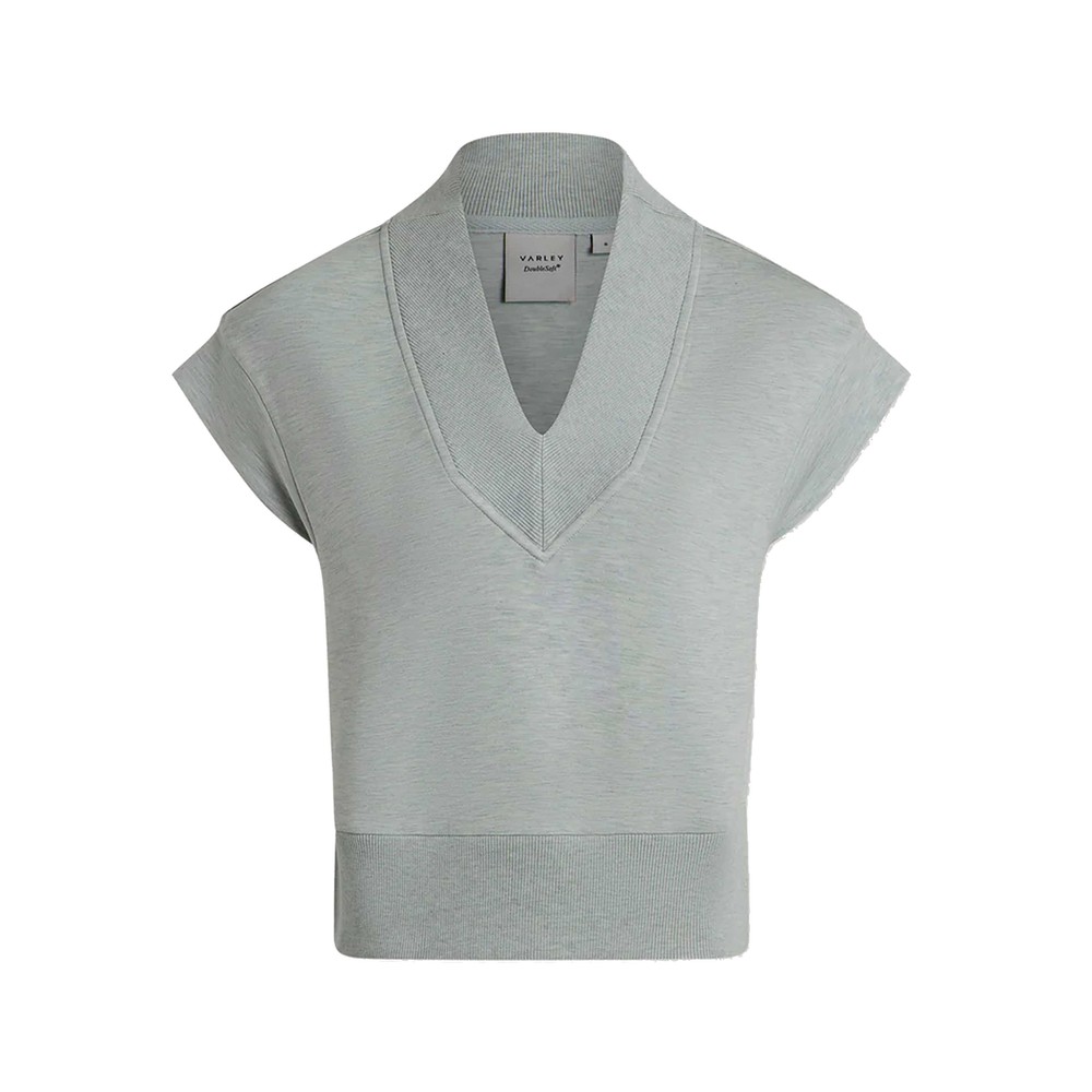 Image of Gracee V Neck Tank - Mint Green Marl