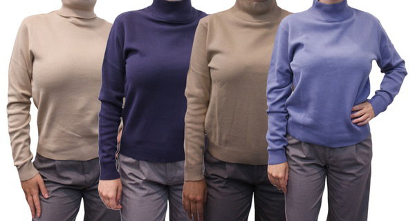 Pull femme col cheminé ou roulé Bill Tornade