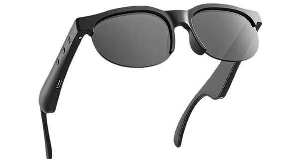 Lunettes intelligentes avec écouteurs Bluetooth et microphone