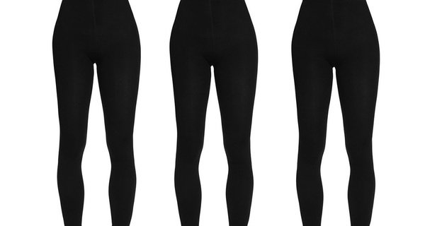 Lot de 1, 3, 5 ou 10 leggings longs