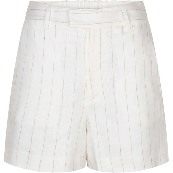 Short Striped linnen Wit