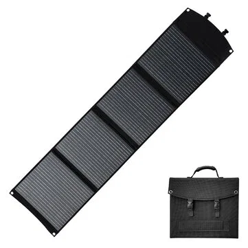 100W Foldable Solar Panel 22% Conversion Efficiency Portable Solar Charger Adjustable 45 Degrees To 90 Degrees For Camping Road Trips RV Outdoor Use