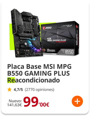 Placa Base MSI MPG B550 GAMING PLUS