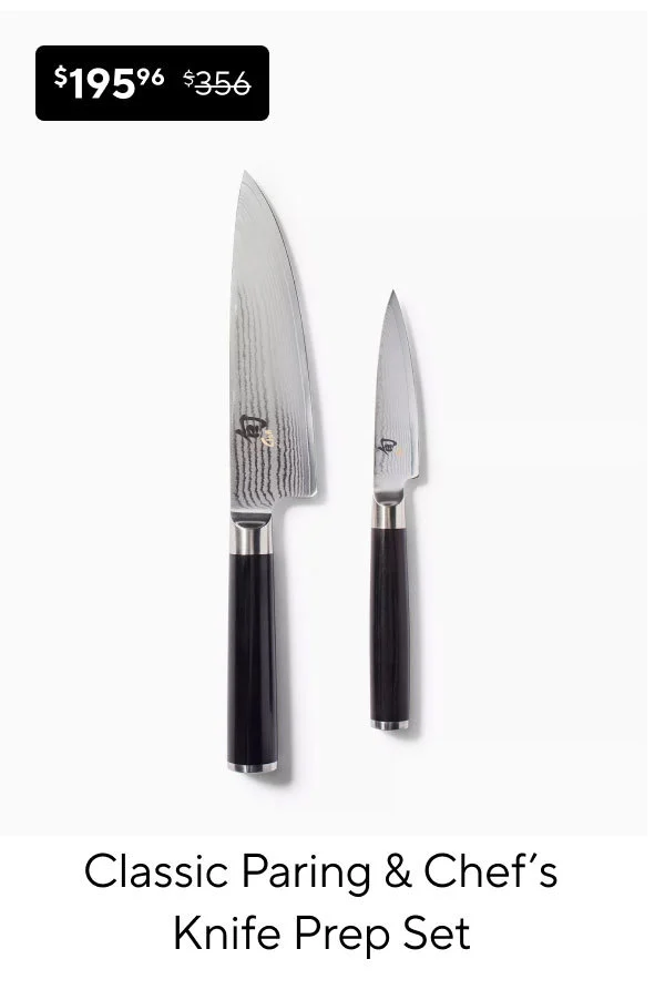 Shun Classic Paring & Chef's Knife Prep Set