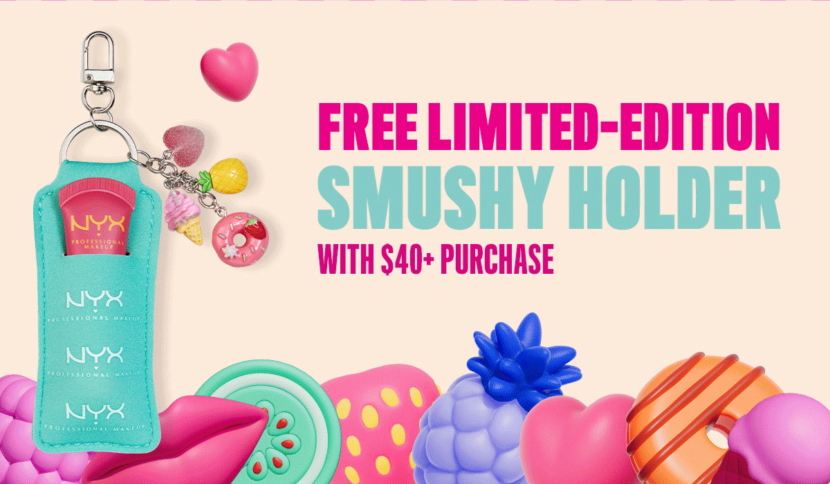 FREE LIMITED-EDITION SMUSHY HOLDER WITH $40+ PURCHASE