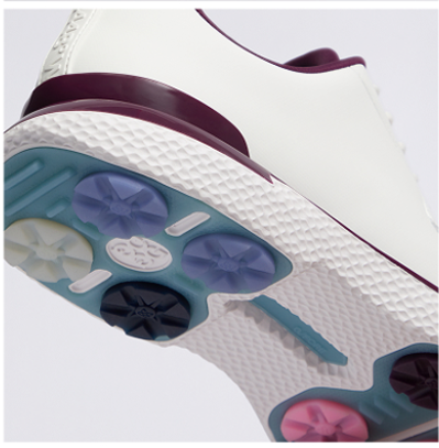 Women's Gallivan2r Leather Saddle Stripe Kiltie Golf Shoe