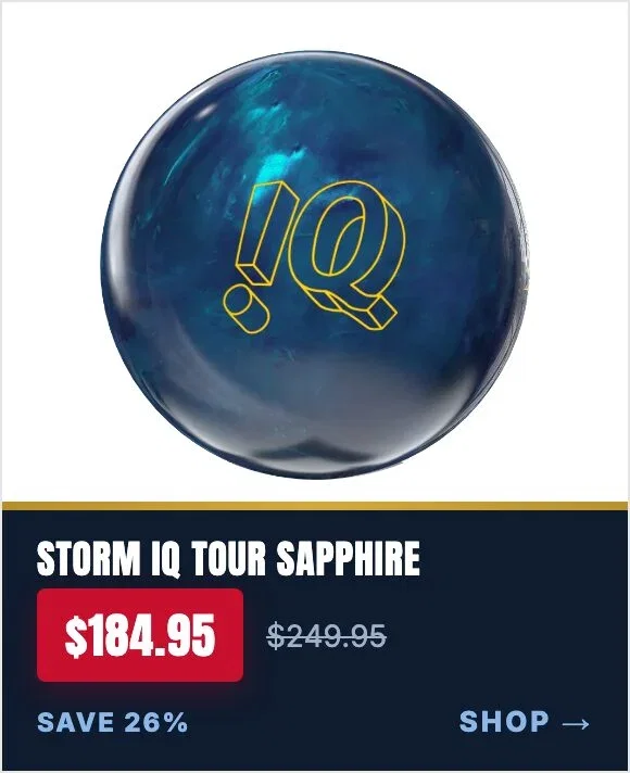 Storm IQ Tour Sapphire bowling ball