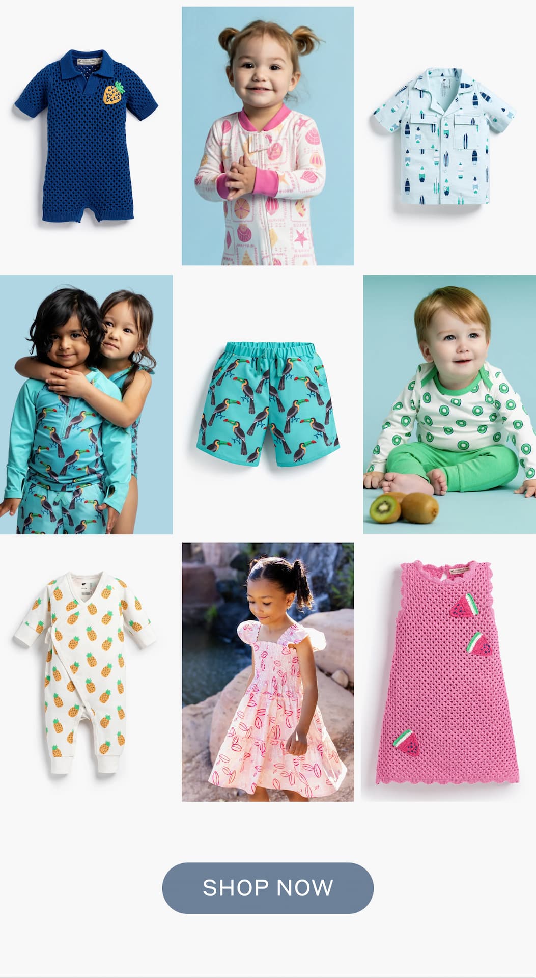 From organic PJs to easy outfits and vacation-ready styles, now’s the perfect time to stock up on the pieces they’ll wear all season.