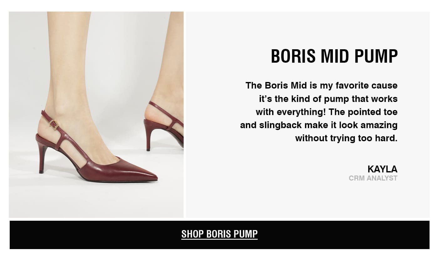 SCULPTURAL HEELS | SHOP NOW 