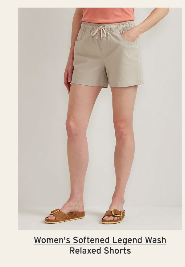 Women's Softened Legend Wash Relaxed Shorts