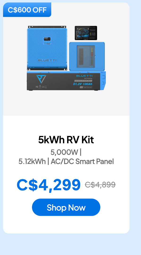BLUETTI 5kWh RV Kit , C$4,299