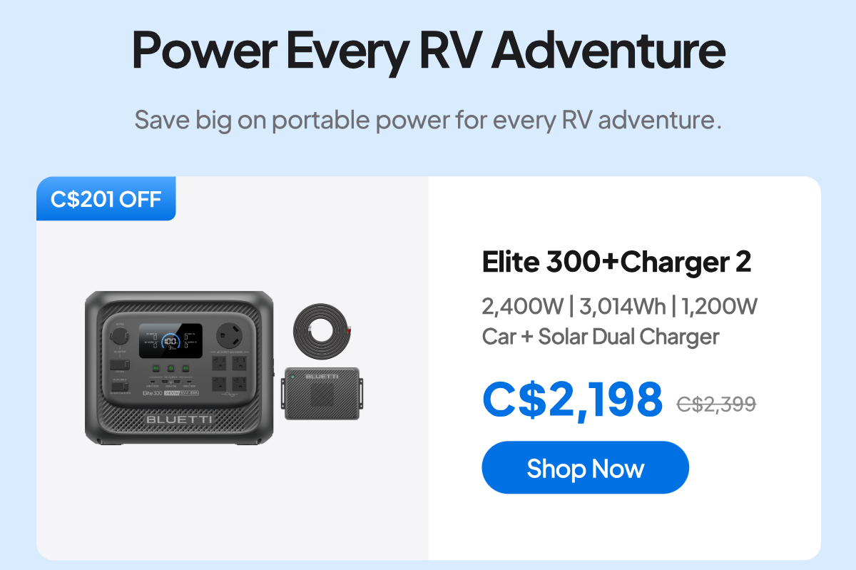 BLUETTI Elite 300+Charger 2, C$2,198