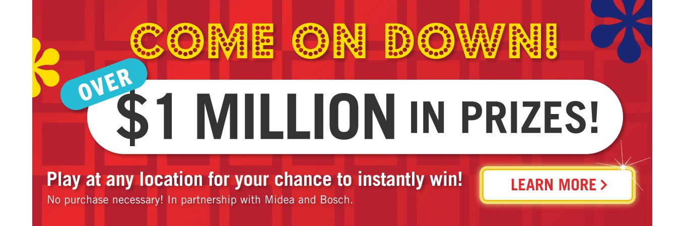 Over $1 Million in Prizes.