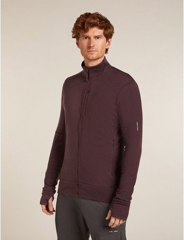 Men's Merino 260 Quantum Long Sleeve Zip Jacket - Java / M