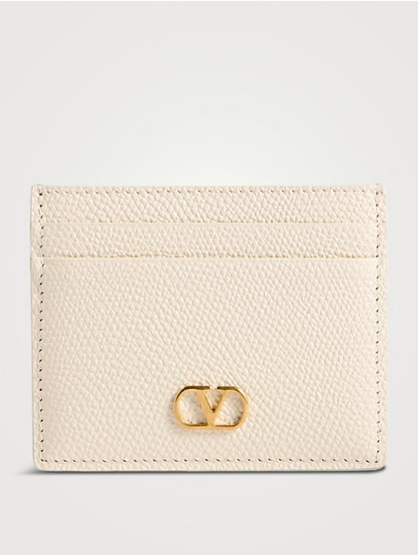 VLogo Leather Card Case