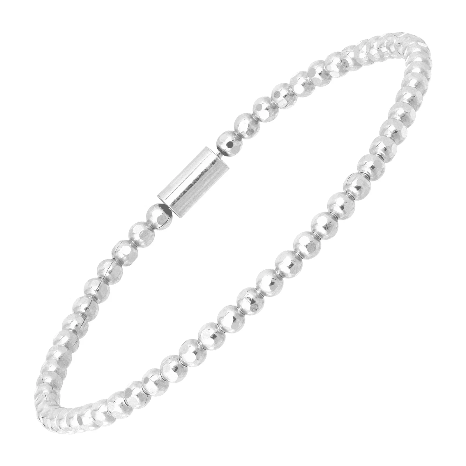 Charlotte Stretch Bracelet, Silver, 6.75 (3mm)