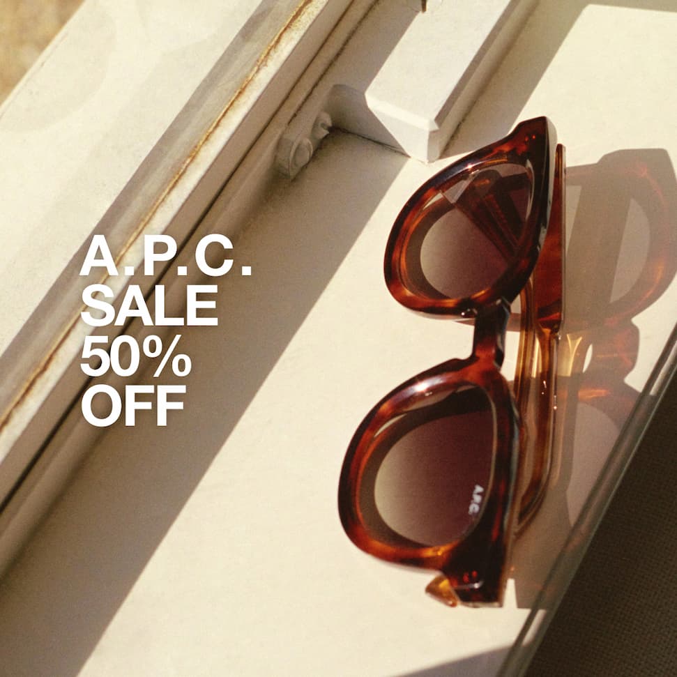 A.P.C.Sale - sunglasses on a windowsill