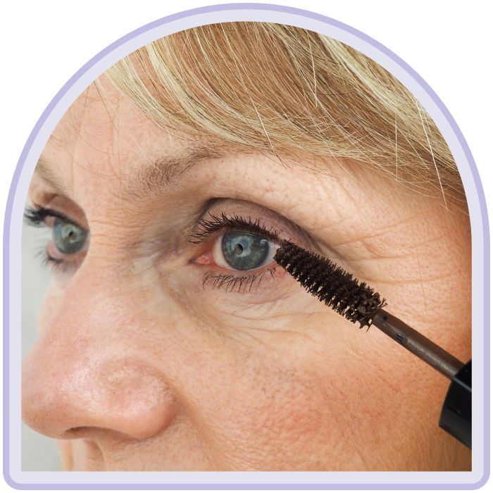 Finish your smokey eye with mascara to define, lengthen and accentuate your lashes