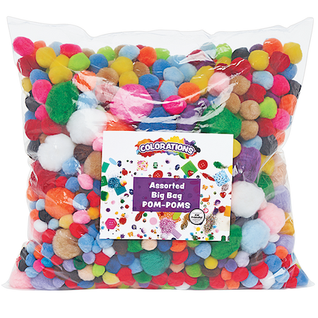 Colorations® Pom-Poms - 1 lb. Value Pack