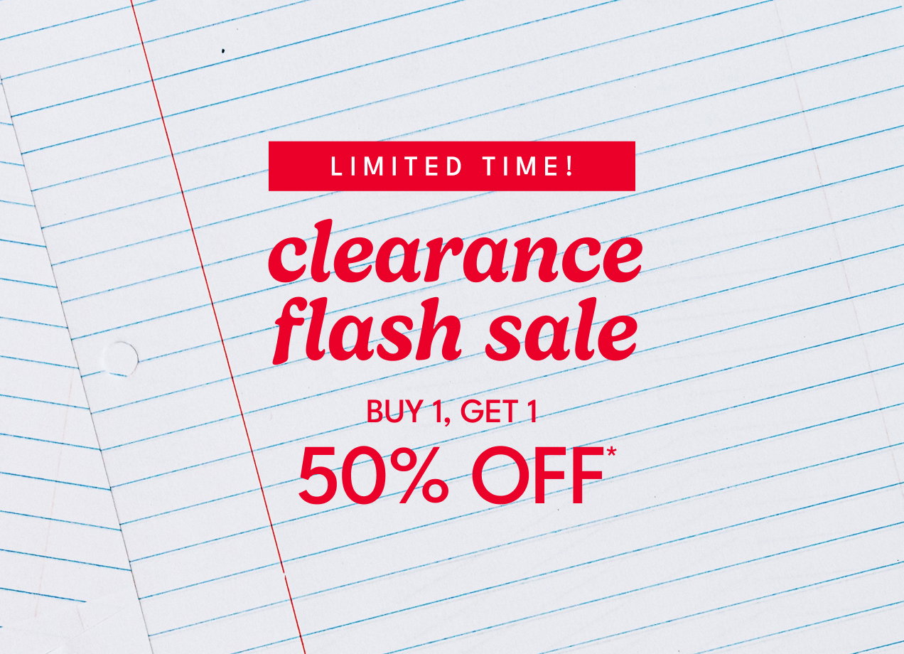 Limited Time! | clearance flash sale | Buy 1, Get 1 50% Off* | Shop Now