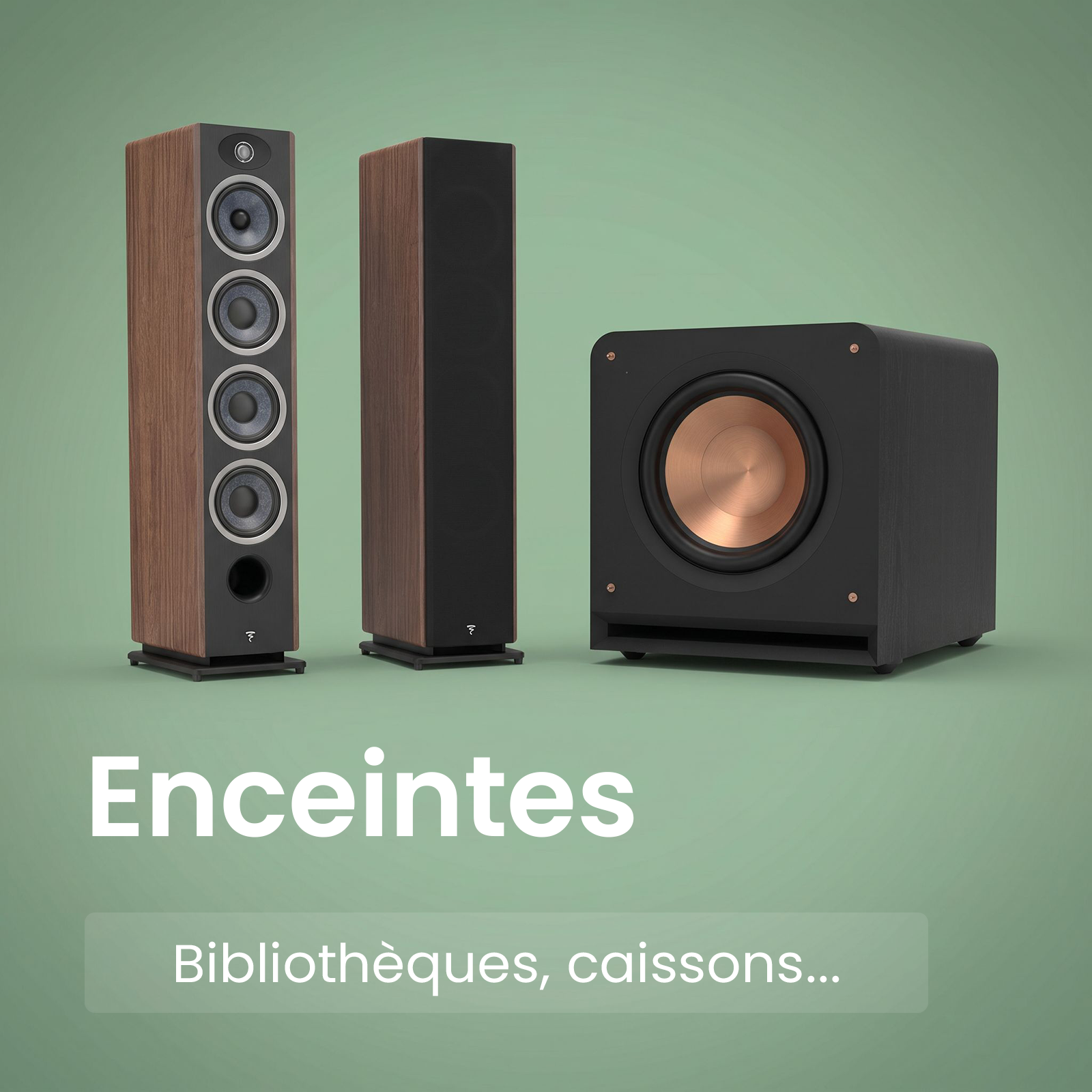 Produits reconditionnés - enceintes