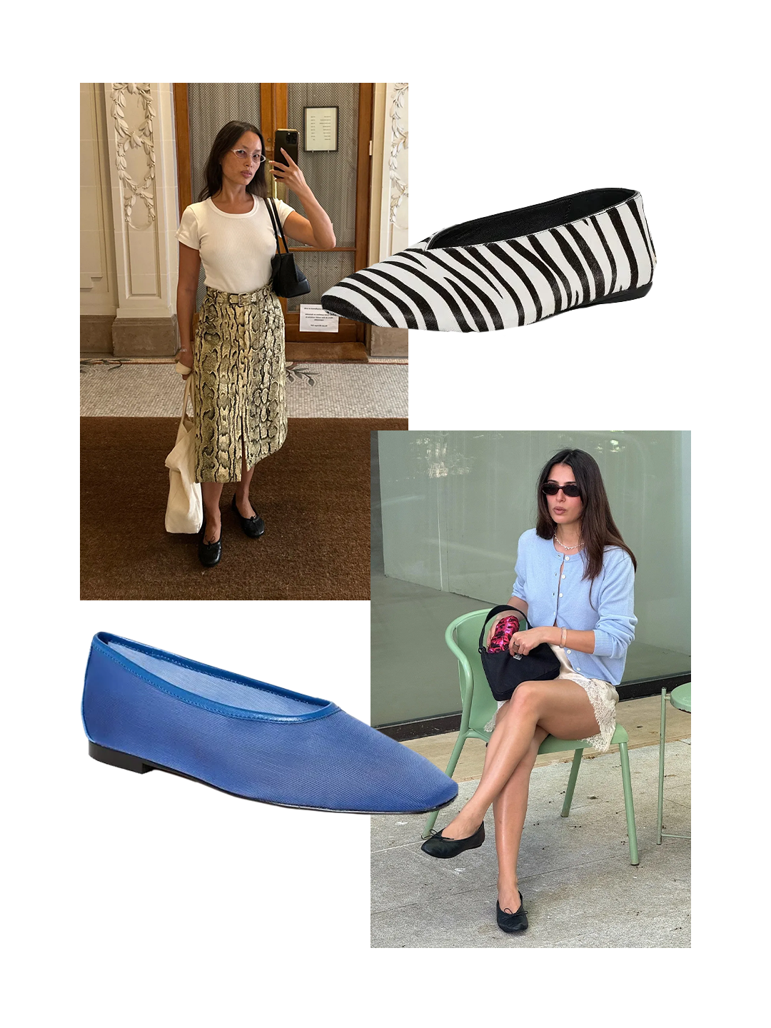The Elegant Outfits French It Girls Are Wearing With Ballet Flats Instead of Heels or Sandals