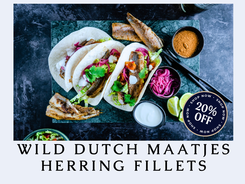 Wild Dutch Maatjes Herring Fillets