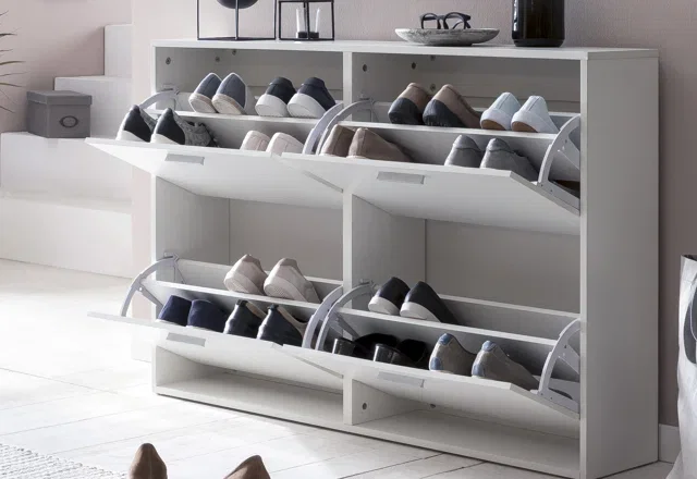 White Shoe Storage