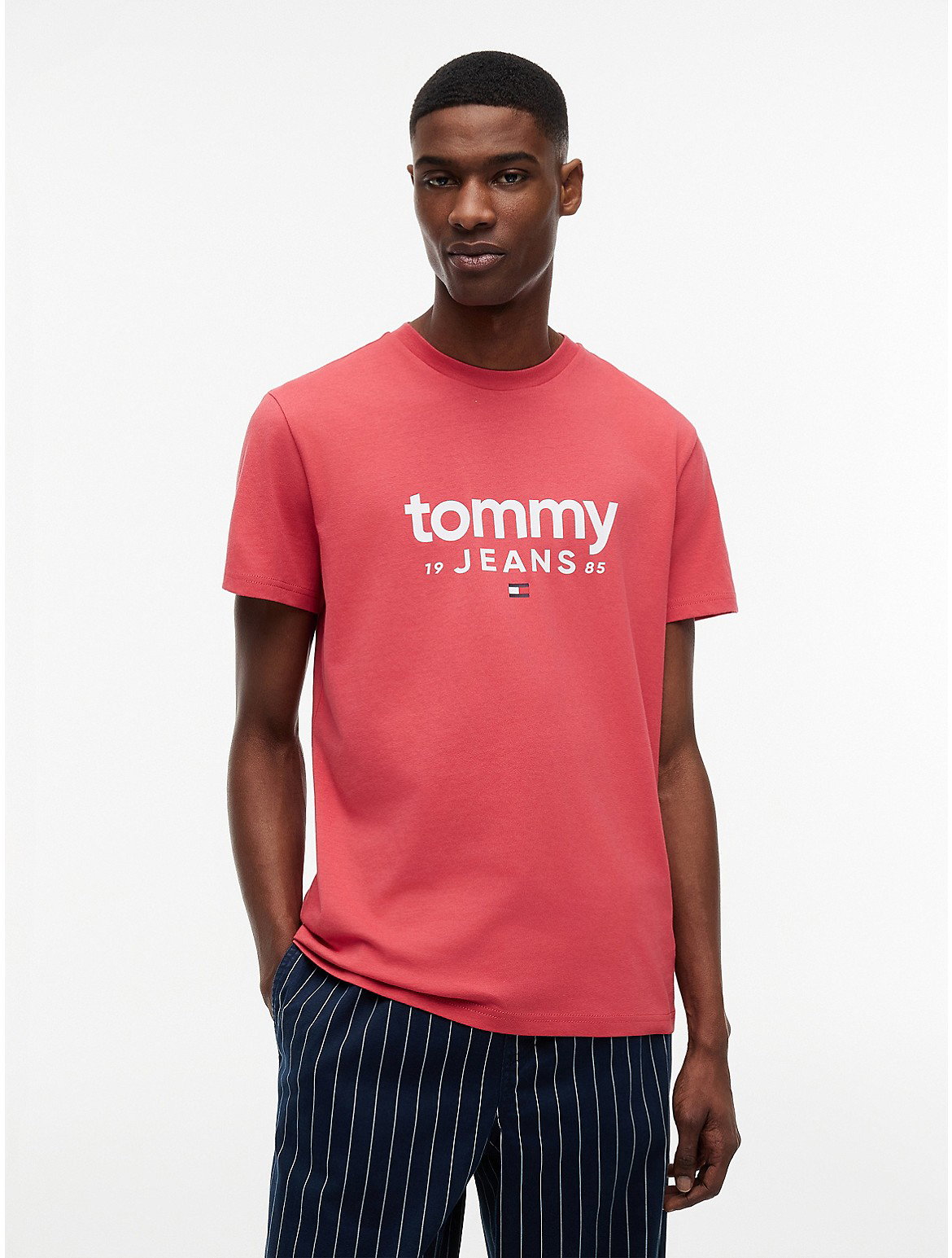 Image of Tommy Jeans Logo Slim Fit T-Shirt