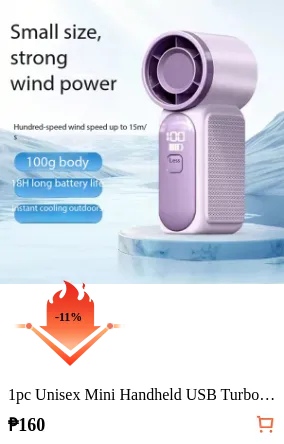 1pc Unisex Mini Handheld USB Turbo...