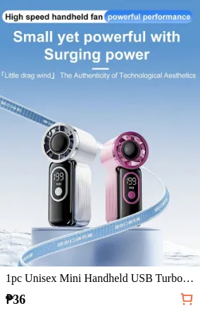 1pc Unisex Mini Handheld USB Turbo...
