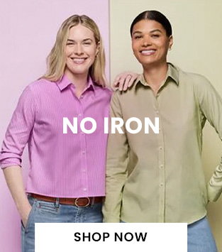 No Iron – SHOP NOW