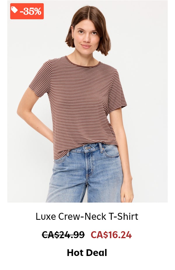 Luxe Crew-Neck T-Shirt