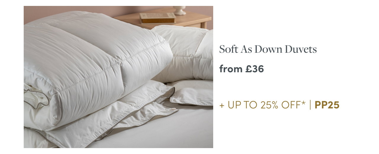 Soft As Down Duvets