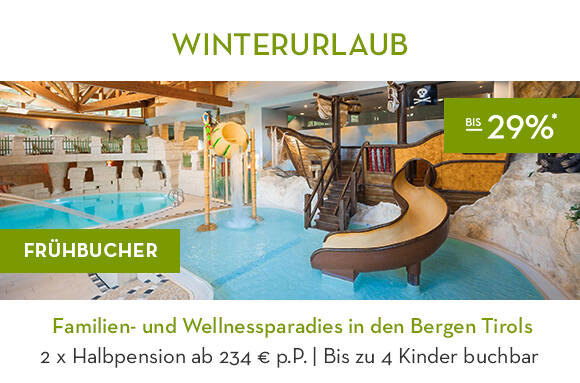 Familien- und Wellnessparadies in den Bergen Tirols