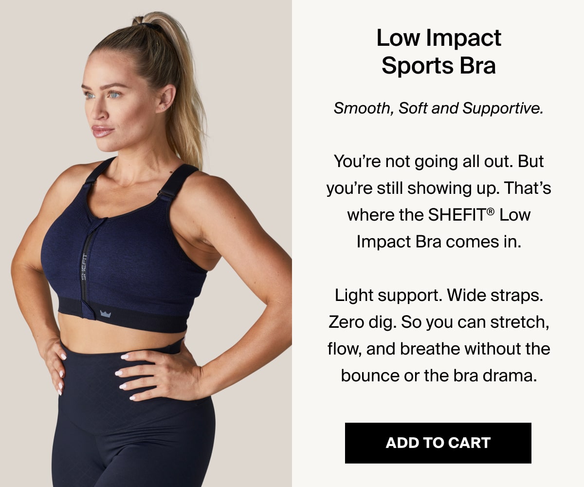 Low Impact Sports Bra - Smooth, Soft and Supportive