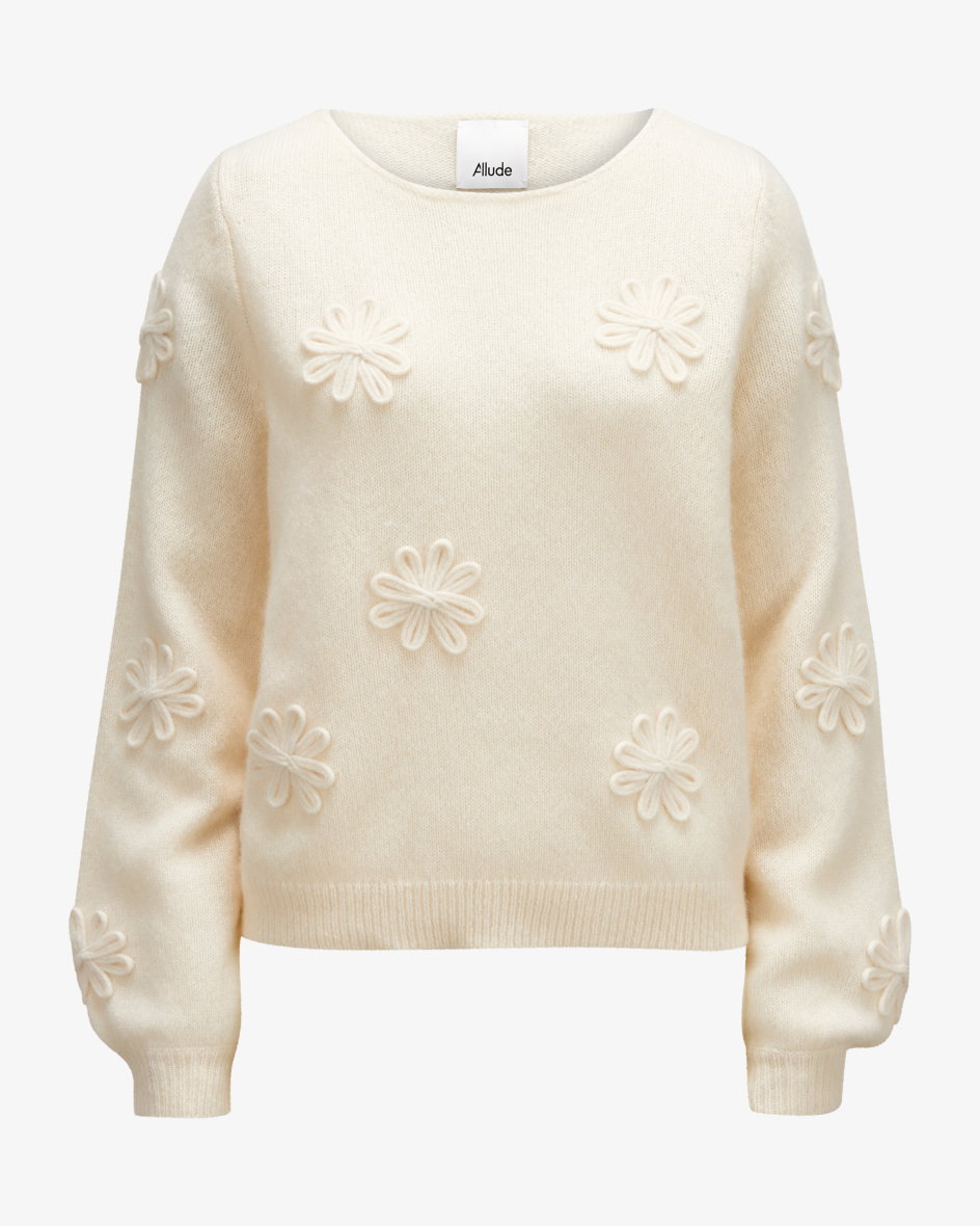 Pullover aus Cashmere und Seide